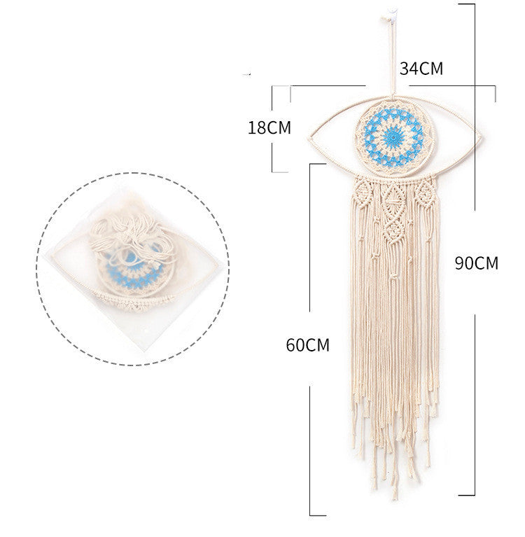 Tapiz Decorativo con Ojo Turco — Protección y Estilo para el Hogar