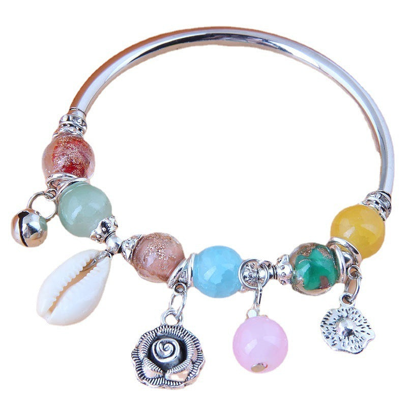 Accesorio de pulsera Ojo Turco con Cristales Artificiales – Elegancia y Protección para Mujer.