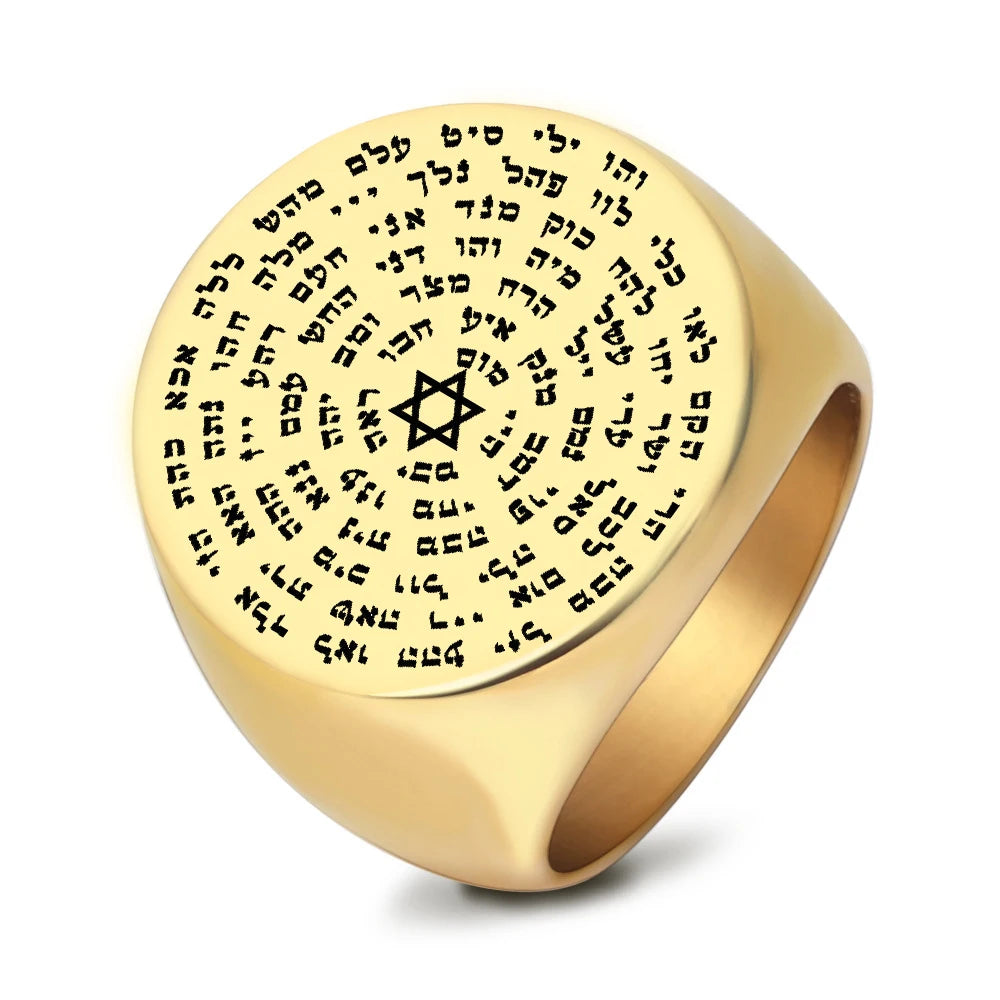 Anillo Cábala 72 Nombres de Dios
