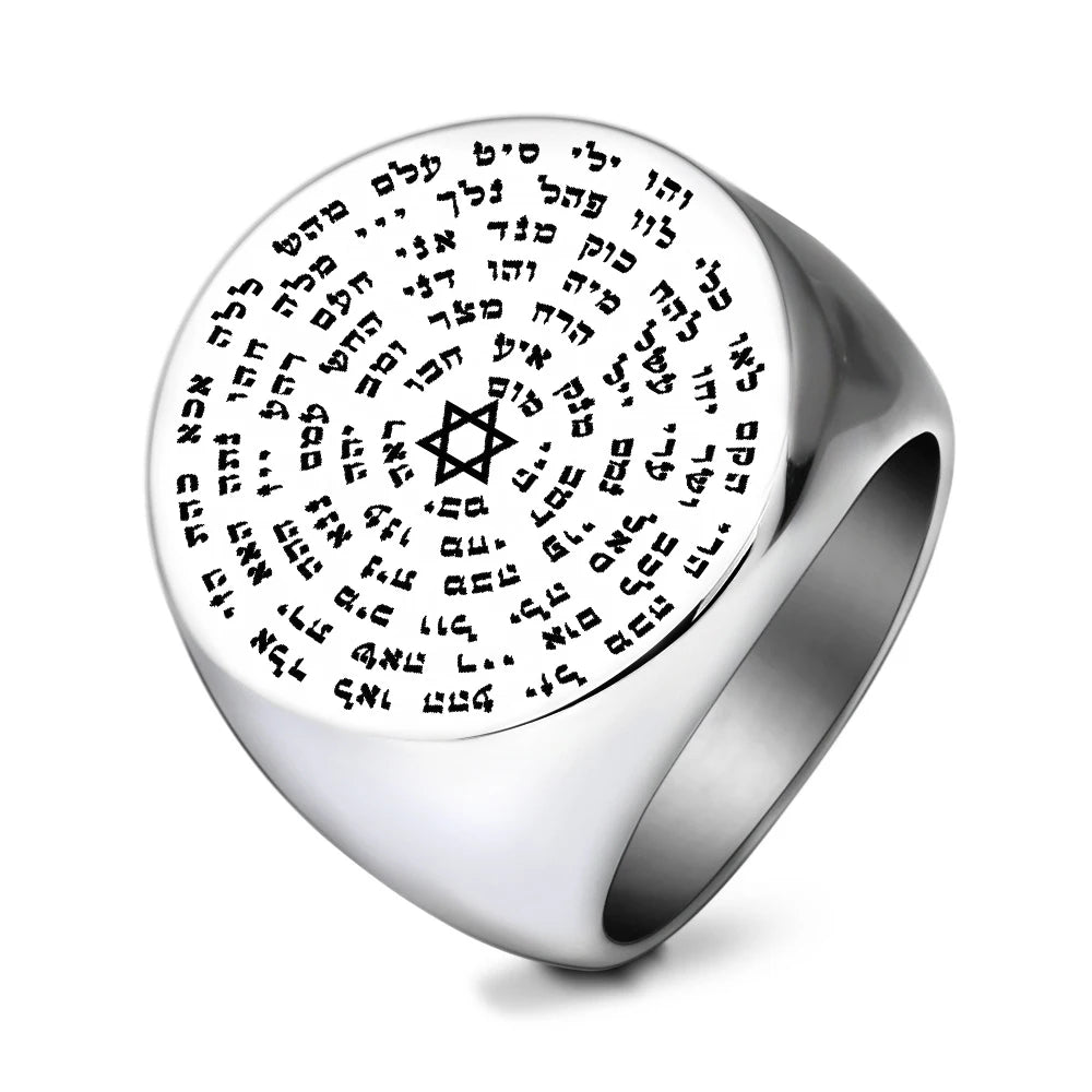 Anillo Cábala 72 Nombres de Dios