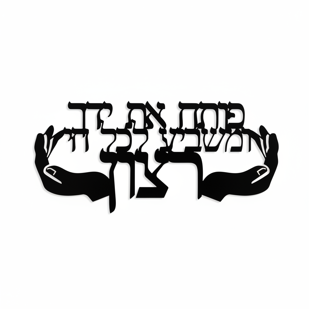 Cuadro Decorativo Judio“Abre tus Brazos y Recibe la Bendición” – Inspiración Divina.