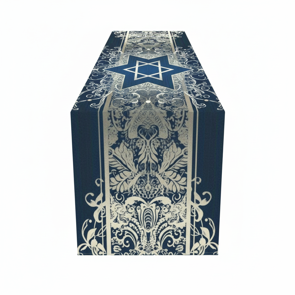 mantel-shabbat-maguen-david-azul